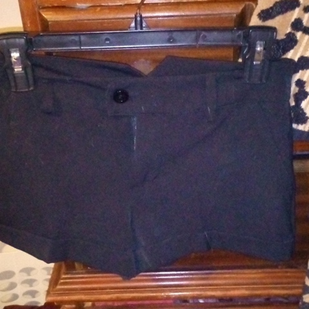 Black shortie shorts